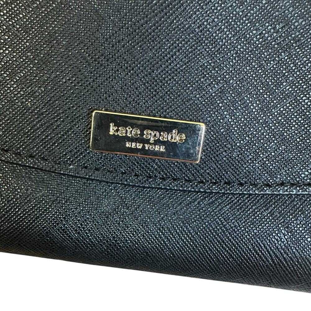 Kate Spade Womens Handbag Purse Black Small Wallet Minimalist Capsule Everyday - Picture 2 of 10